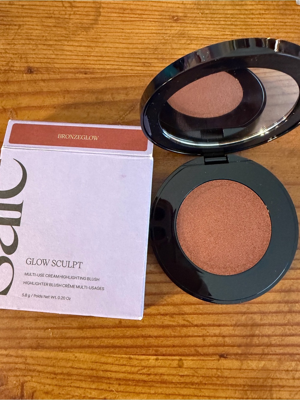 Saie Glow Sculpt Cream Highlighter Blush - Bronze Glow Shimmer